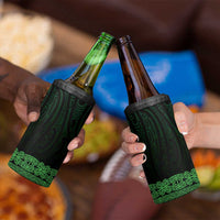 New Zealand Maori Kowhaiwhai 4 in 1 Can Cooler Tumbler Kakariki Maui and Mangopare