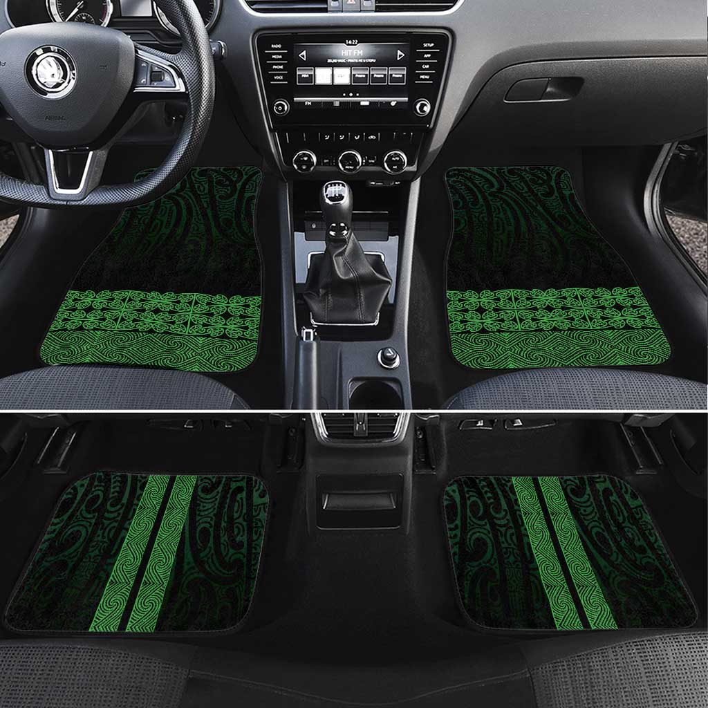 New Zealand Maori Kowhaiwhai Car Mats Kakariki Maui and Mangopare