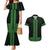 New Zealand Maori Kowhaiwhai Couples Matching Mermaid Dress and Hawaiian Shirt Kakariki Maui and Mangopare