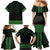 New Zealand Maori Kowhaiwhai Family Matching Mermaid Dress and Hawaiian Shirt Kakariki Maui and Mangopare