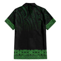 New Zealand Maori Kowhaiwhai Family Matching Mermaid Dress and Hawaiian Shirt Kakariki Maui and Mangopare