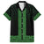 New Zealand Maori Kowhaiwhai Family Matching Short Sleeve Bodycon Dress and Hawaiian Shirt Kakariki Maui and Mangopare