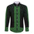 New Zealand Maori Kowhaiwhai Family Matching Short Sleeve Bodycon Dress and Hawaiian Shirt Kakariki Maui and Mangopare