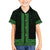 New Zealand Maori Kowhaiwhai Family Matching Short Sleeve Bodycon Dress and Hawaiian Shirt Kakariki Maui and Mangopare