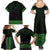 New Zealand Maori Kowhaiwhai Family Matching Summer Maxi Dress and Hawaiian Shirt Kakariki Maui and Mangopare