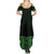New Zealand Maori Kowhaiwhai Family Matching Summer Maxi Dress and Hawaiian Shirt Kakariki Maui and Mangopare