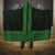 New Zealand Maori Kowhaiwhai Hooded Blanket Kakariki Maui and Mangopare
