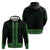 New Zealand Maori Kowhaiwhai Hoodie Kakariki Maui and Mangopare