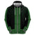 New Zealand Maori Kowhaiwhai Hoodie Kakariki Maui and Mangopare