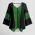 New Zealand Maori Kowhaiwhai Kimono Sleeve Blouse Kakariki Maui and Mangopare - Polynesian Pride