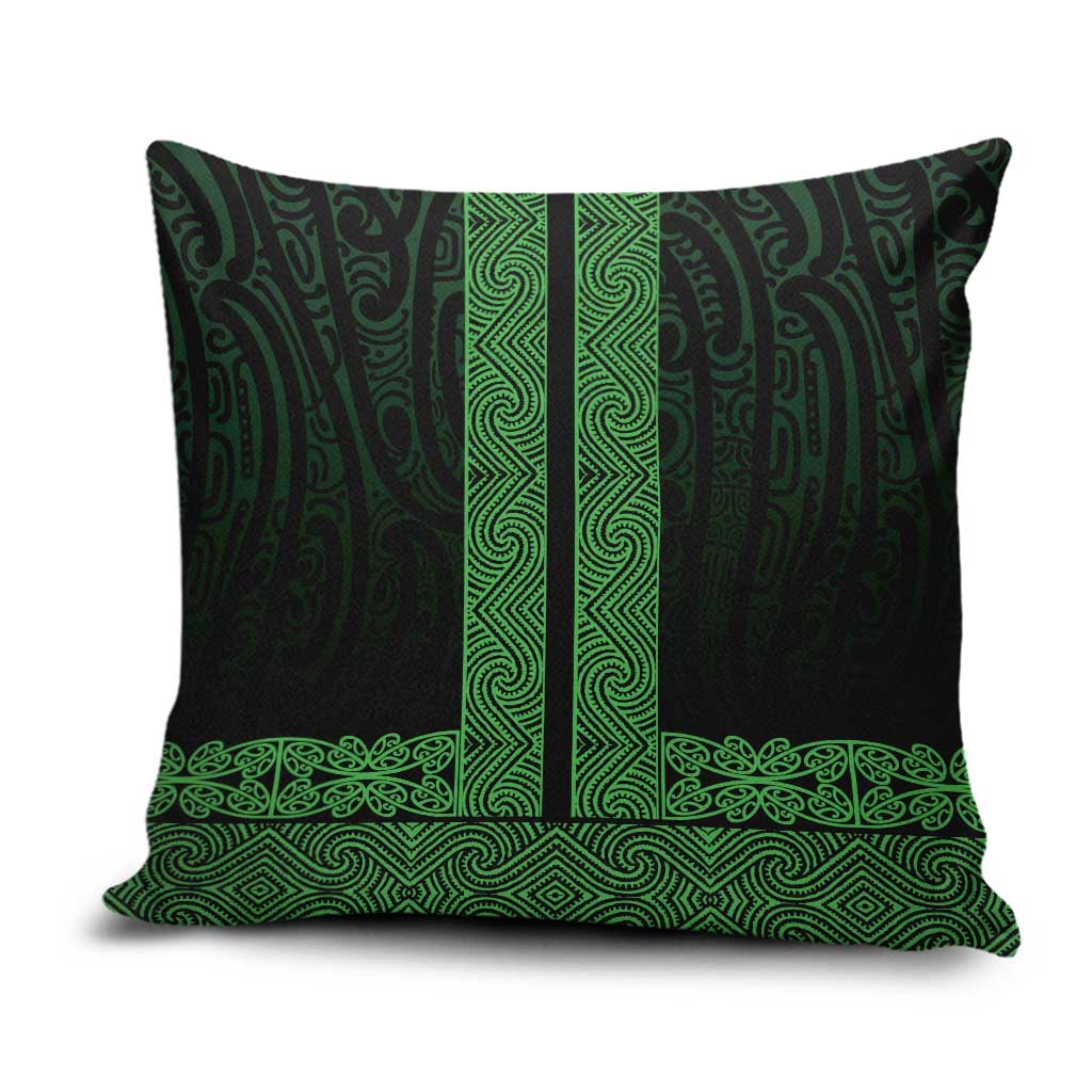 New Zealand Maori Kowhaiwhai Pillow Cover Kakariki Maui and Mangopare - Polynesian Pride