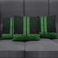 New Zealand Maori Kowhaiwhai Pillow Cover Kakariki Maui and Mangopare - Polynesian Pride