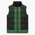 New Zealand Maori Kowhaiwhai Sleeveless Puffer Jacket Kakariki Maui and Mangopare - Polynesian Pride