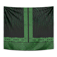 New Zealand Maori Kowhaiwhai Tapestry Kakariki Maui and Mangopare