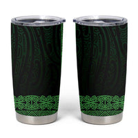 New Zealand Maori Kowhaiwhai Tumbler Cup Kakariki Maui and Mangopare
