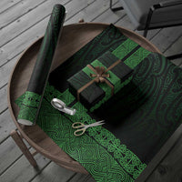 New Zealand Maori Kowhaiwhai Wrapping Paper Kakariki Maui and Mangopare - Polynesian Pride
