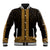 New Zealand Maori Kowhaiwhai Baseball Jacket Karaka Maui and Mangopare