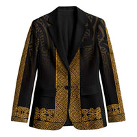 New Zealand Maori Kowhaiwhai Blazer Karaka Maui and Mangopare - Polynesian Pride