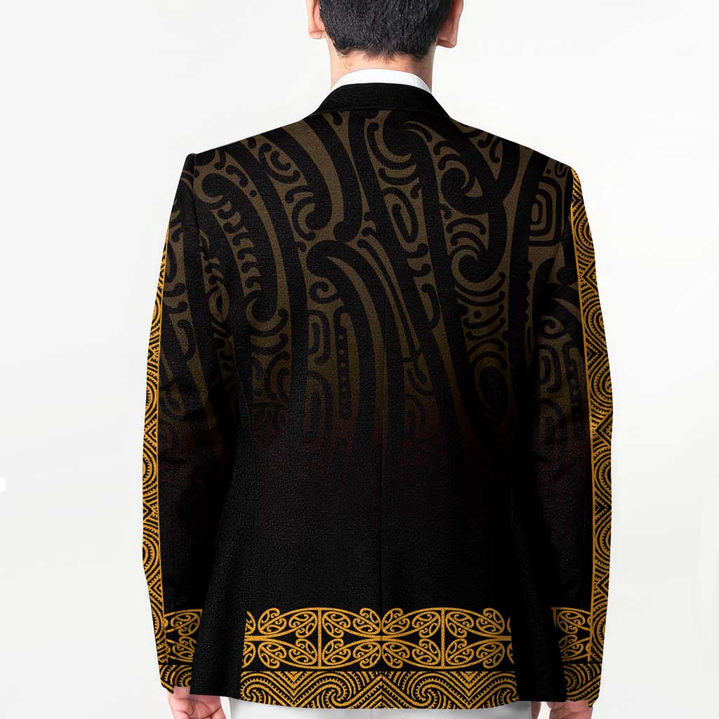 New Zealand Maori Kowhaiwhai Blazer Karaka Maui and Mangopare - Polynesian Pride