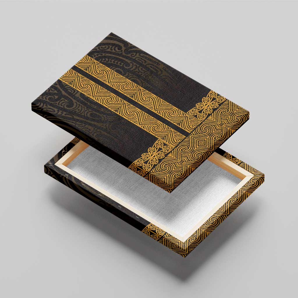 New Zealand Maori Kowhaiwhai Canvas Wall Art Karaka Maui and Mangopare