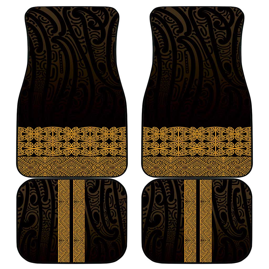 New Zealand Maori Kowhaiwhai Car Mats Karaka Maui and Mangopare