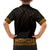 New Zealand Maori Kowhaiwhai Family Matching Off The Shoulder Long Sleeve Dress and Hawaiian Shirt Karaka Maui and Mangopare