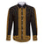 New Zealand Maori Kowhaiwhai Family Matching Off Shoulder Short Dress and Hawaiian Shirt Karaka Maui and Mangopare