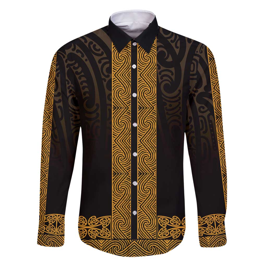 New Zealand Maori Kowhaiwhai Family Matching Puletasi and Hawaiian Shirt Karaka Maui and Mangopare