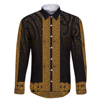 New Zealand Maori Kowhaiwhai Family Matching Short Sleeve Bodycon Dress and Hawaiian Shirt Karaka Maui and Mangopare