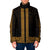 New Zealand Maori Kowhaiwhai Padded Jacket Karaka Maui and Mangopare - Polynesian Pride