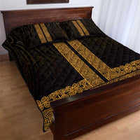 New Zealand Maori Kowhaiwhai Quilt Bed Set Karaka Maui and Mangopare