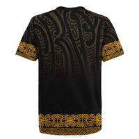 New Zealand Maori Kowhaiwhai Rugby Jersey Karaka Maui and Mangopare