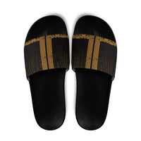 New Zealand Maori Kowhaiwhai Slide Sandals Karaka Maui and Mangopare - Polynesian Pride