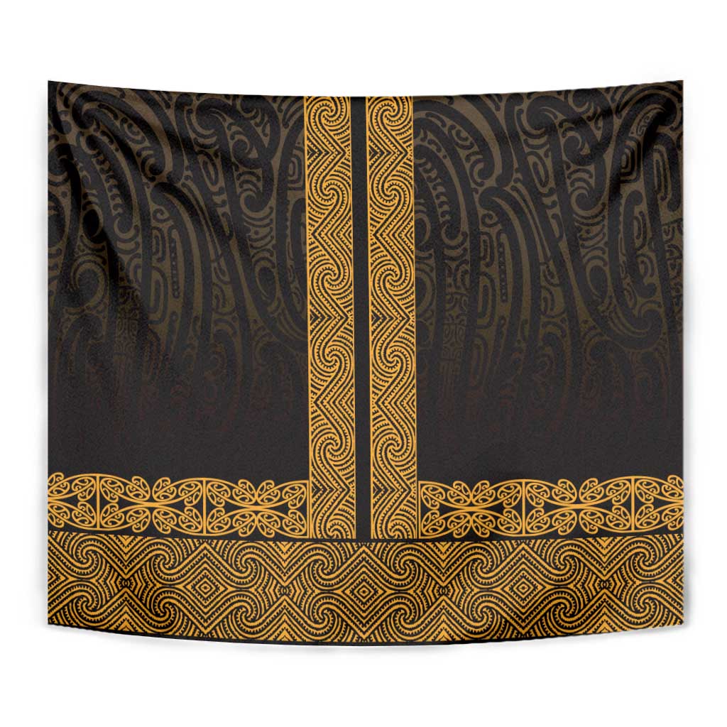 New Zealand Maori Kowhaiwhai Tapestry Karaka Maui and Mangopare