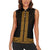 New Zealand Maori Kowhaiwhai Women Sleeveless Polo Shirt Karaka Maui and Mangopare