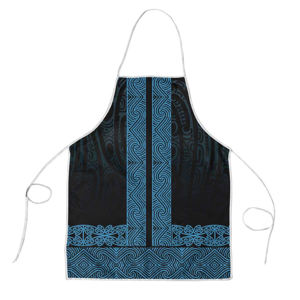 New Zealand Maori Kowhaiwhai Apron Kikorangi Maui and Mangopare - Polynesian Pride