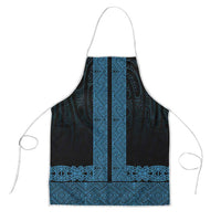 New Zealand Maori Kowhaiwhai Apron Kikorangi Maui and Mangopare - Polynesian Pride