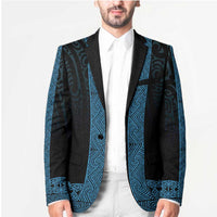 New Zealand Maori Kowhaiwhai Blazer Kikorangi Maui and Mangopare - Polynesian Pride