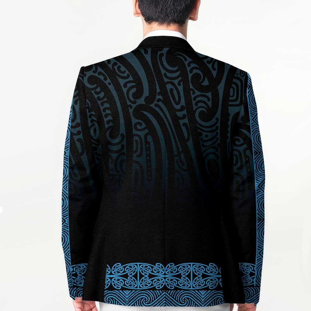 New Zealand Maori Kowhaiwhai Blazer Kikorangi Maui and Mangopare - Polynesian Pride