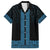 New Zealand Maori Kowhaiwhai Family Matching Off Shoulder Maxi Dress and Hawaiian Shirt Kikorangi Maui and Mangopare