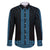 New Zealand Maori Kowhaiwhai Family Matching Puletasi and Hawaiian Shirt Kikorangi Maui and Mangopare