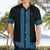 New Zealand Maori Kowhaiwhai Hawaiian Shirt Kikorangi Maui and Mangopare