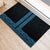 New Zealand Maori Kowhaiwhai Rubber Doormat Kikorangi Maui and Mangopare