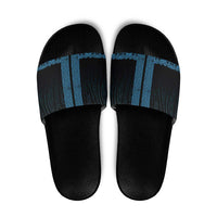 New Zealand Maori Kowhaiwhai Slide Sandals Kikorangi Maui and Mangopare - Polynesian Pride