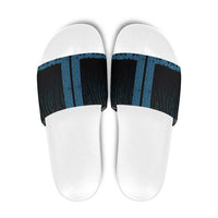 New Zealand Maori Kowhaiwhai Slide Sandals Kikorangi Maui and Mangopare - Polynesian Pride