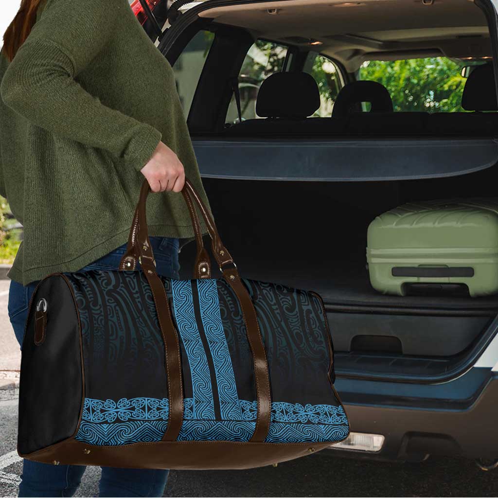 New Zealand Maori Kowhaiwhai Travel Bag Kikorangi Maui and Mangopare - Polynesian Pride