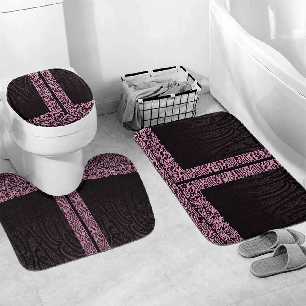 New Zealand Maori Kowhaiwhai Bathroom Set Mawhero Maui and Mangopare - Polynesian Pride