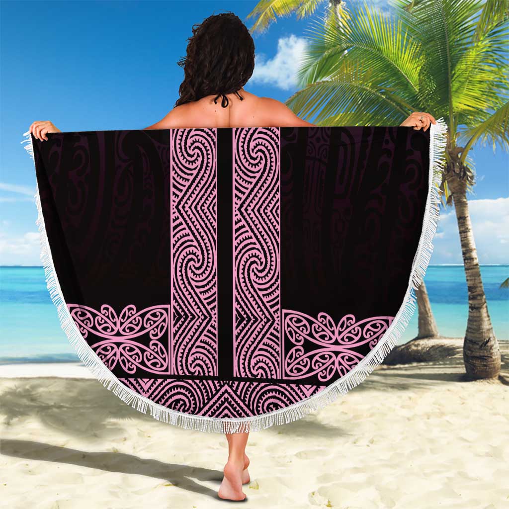New Zealand Maori Kowhaiwhai Beach Blanket Mawhero Maui and Mangopare