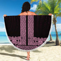 New Zealand Maori Kowhaiwhai Beach Blanket Mawhero Maui and Mangopare