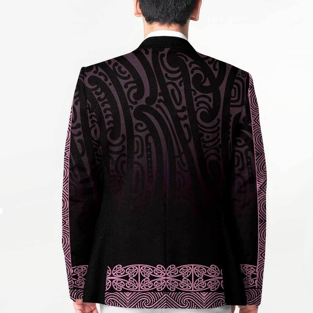 New Zealand Maori Kowhaiwhai Blazer Mawhero Maui and Mangopare - Polynesian Pride